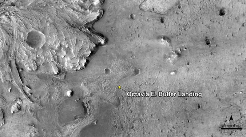 Le site datterrissage de Mars Rover porte le nom de