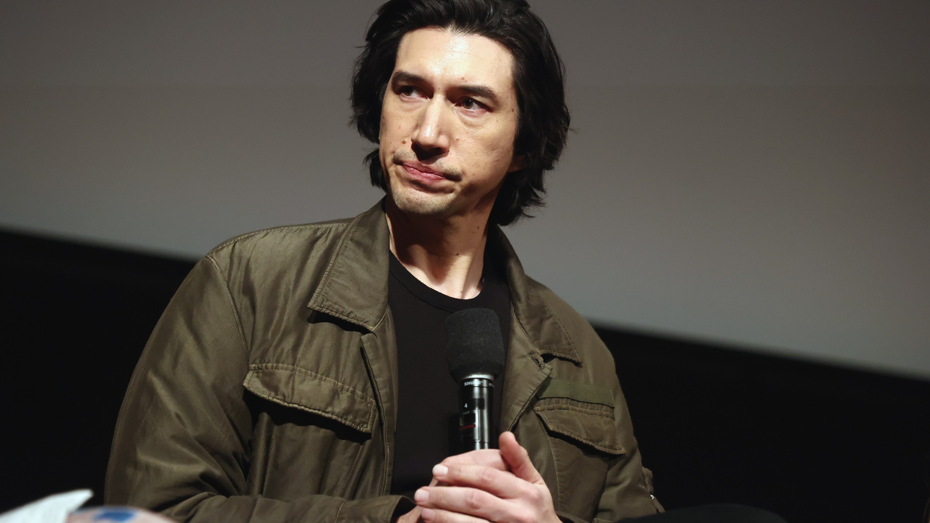 LOS ANGELES, CALIFORNIE - 12 DÉCEMBRE : Adam Driver assiste "Ferrari" Projection des SAG Awards + questions-réponses au Linwood Dunn Theatre le 12 décembre 2023 à Los Angeles, Californie.  (Photo de Tommaso Boddi/Getty Images pour NEON)