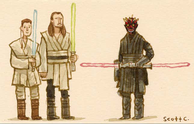 Star Wars épisode I : La Menace Fantôme de Scott C.