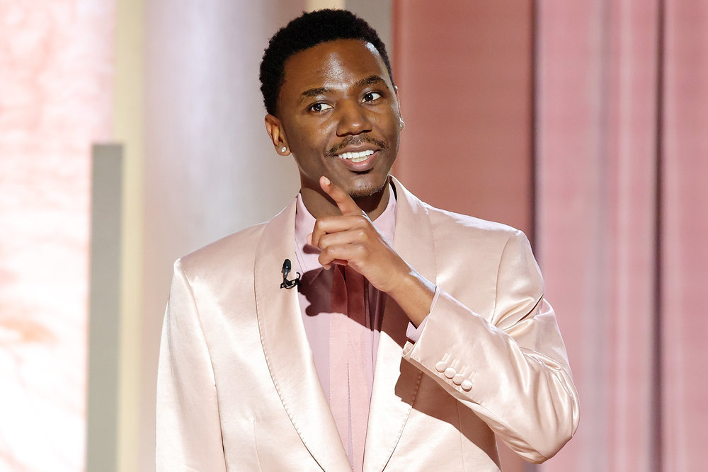 80E GOLDEN GLOBE AWARDS – Sur la photo : l'hôte Jerrod Carmichael à la 80e édition des Golden Globe Awards à l'hôtel Beverly Hilton le 10 janvier 2023 – (Photo : Rich Polk/NBC)
