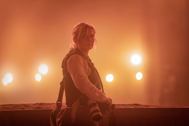Guerre civile, Kirsten Dunst, 2024. © A24 / Avec l'aimable autorisation d'Everett Collection