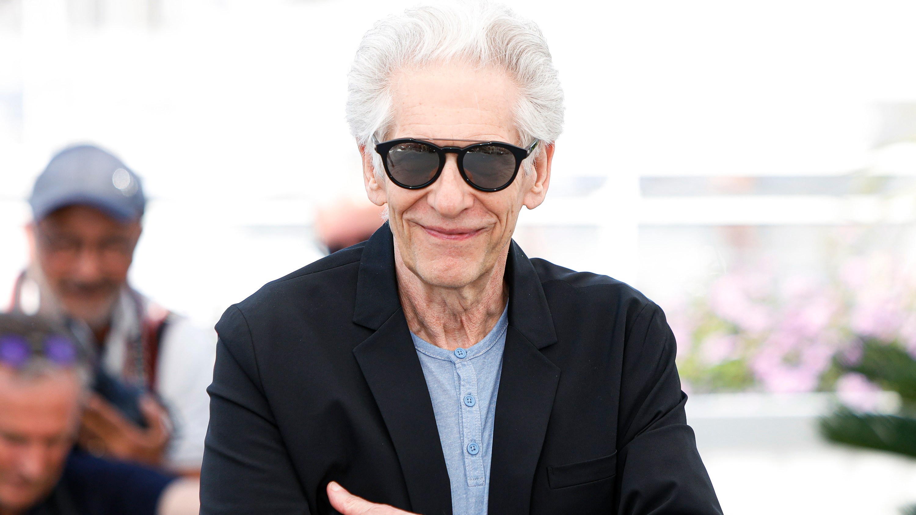 David Cronenberg lors du 75e festival de Cannes, le 24 mai 2022. (Photo de Laurent KOFFEL/Gamma-Rapho via Getty Images)