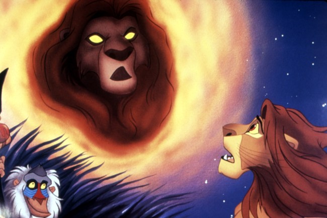 LE ROI LION, Rafiki, Mufasa, Simba, 1994, (c)Buena Vista Pictures/avec la permission de The Everett Collection