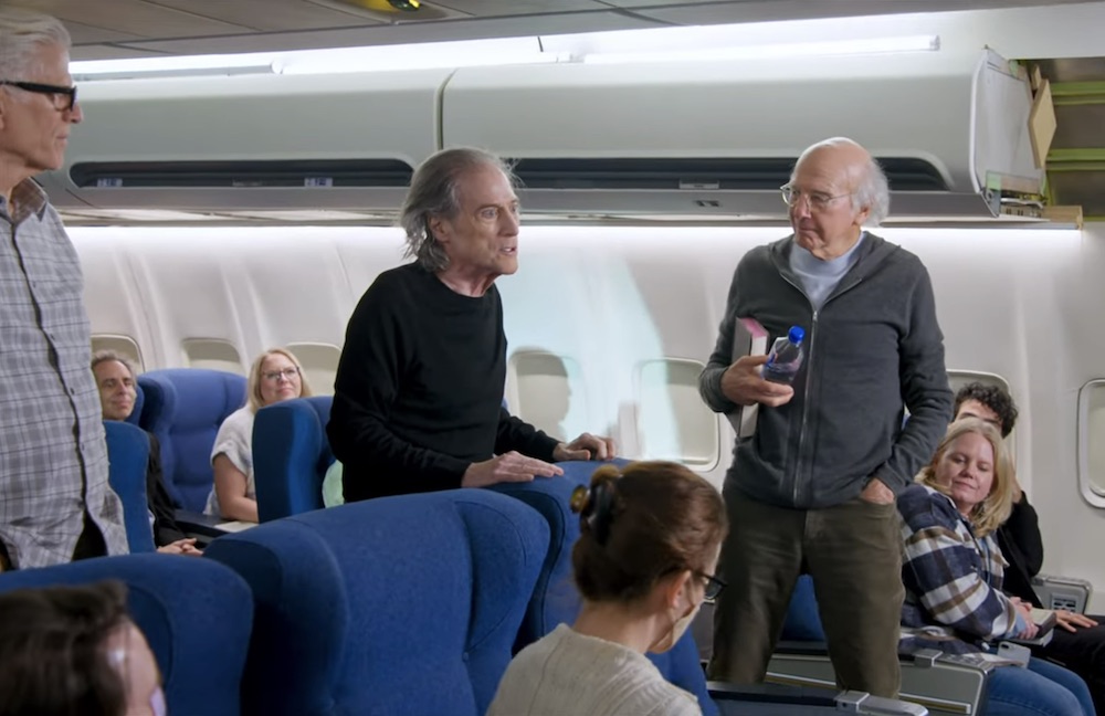 Richard Lewis et Larry David filment 