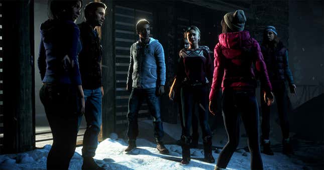 Jusqu'à l'aube des personnages de Supermassive Games.