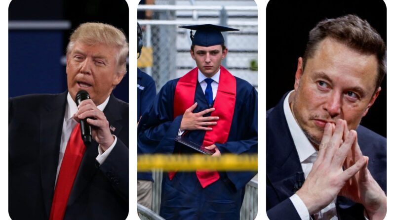 Trump rencontre Elon Musk et Nelson Peltz alors que Barron
