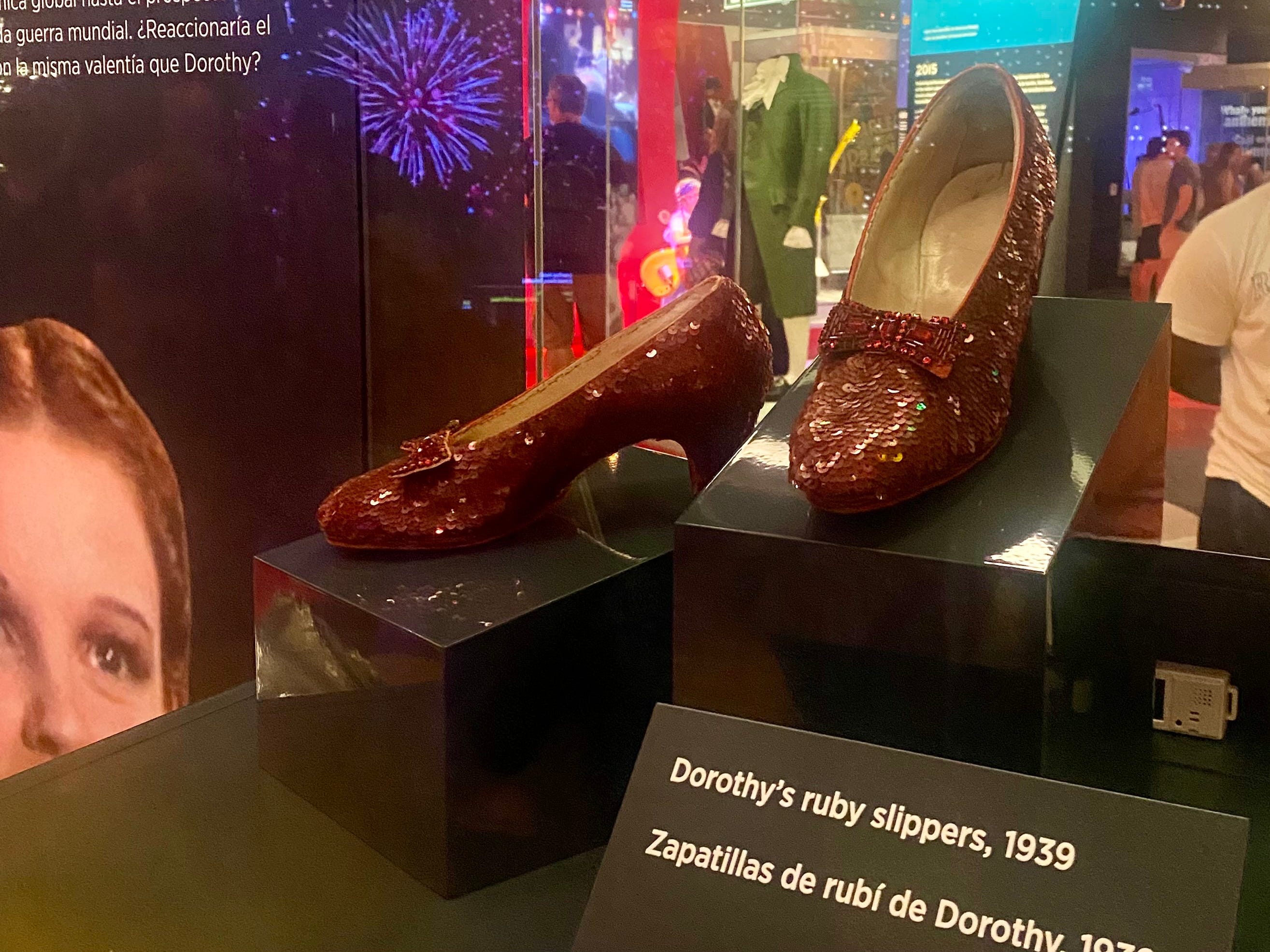 Les pantoufles rubis de Dorothy au National Museum of American History