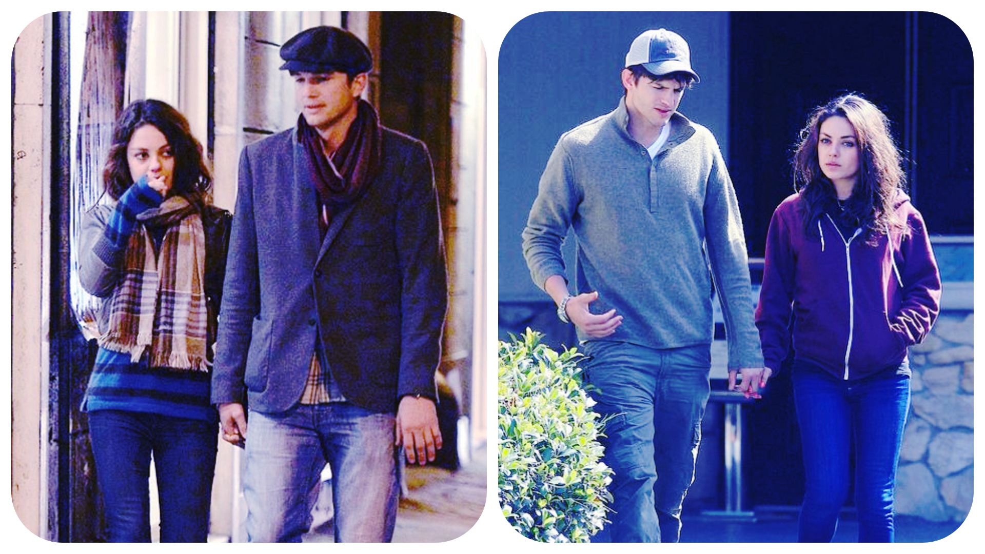 Ashton Kutcher et Mila Kunis