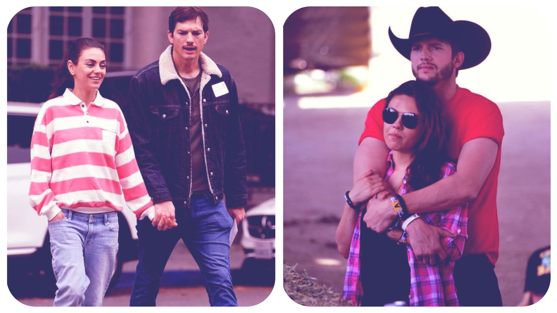 Ashton Kutcher et Mila Kunis