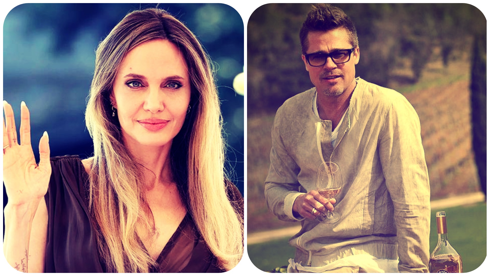 Brad Pitt et Angelina Jolie