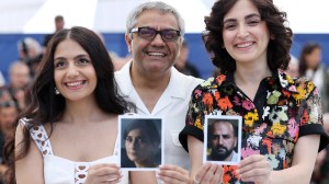 Cannes, France - 25 mai: (LR) Setareh Maleki, Mohammad Rasoulof et Mahsa Rostami participent à la photo de Saint-Figo 77. (Photo Auteur: Pascal Le Segretain / Getty Pictures)