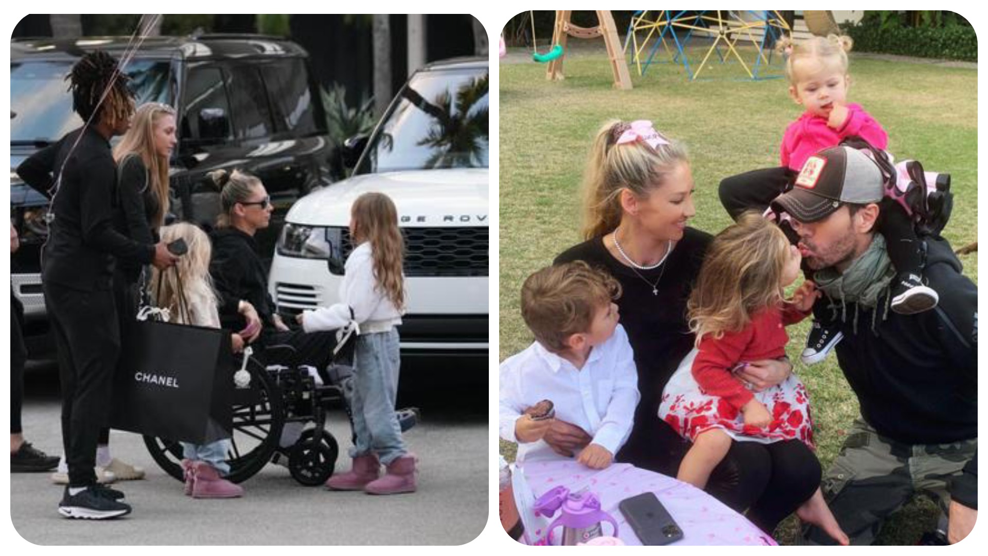Anna Kournikova est représentée en fauteuil roulant