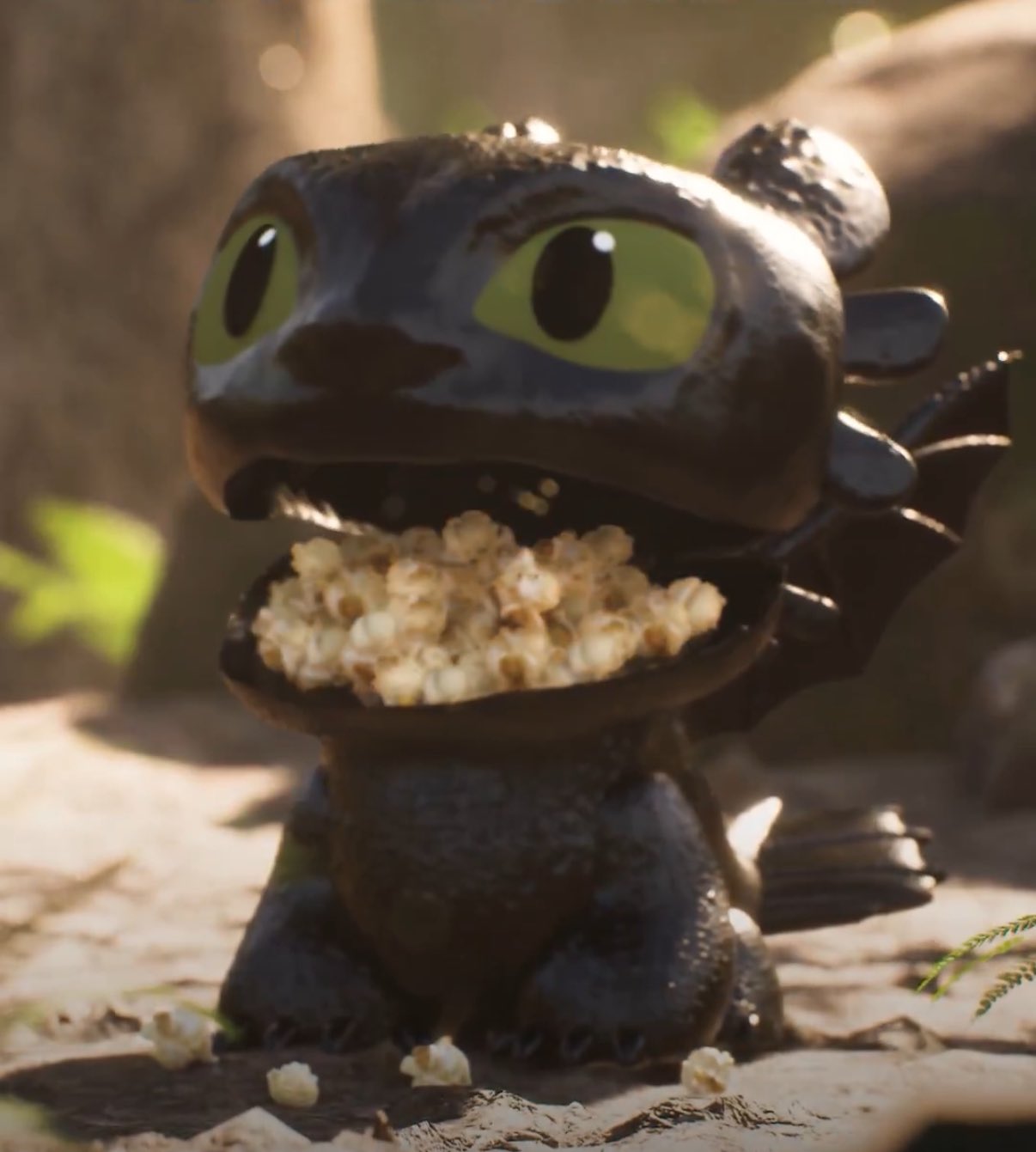 Train votre pop-corn de dragon